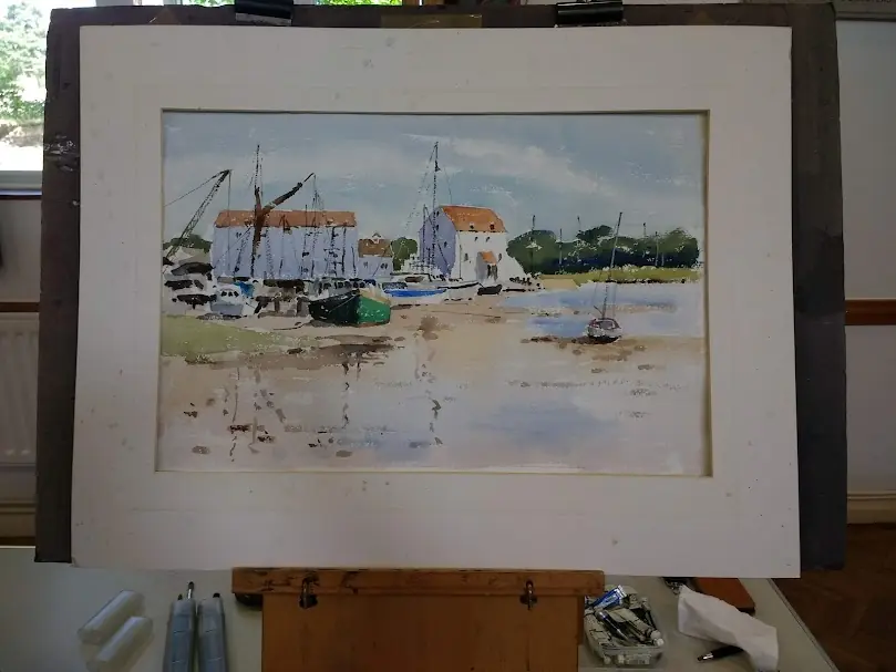 The finished harbour study